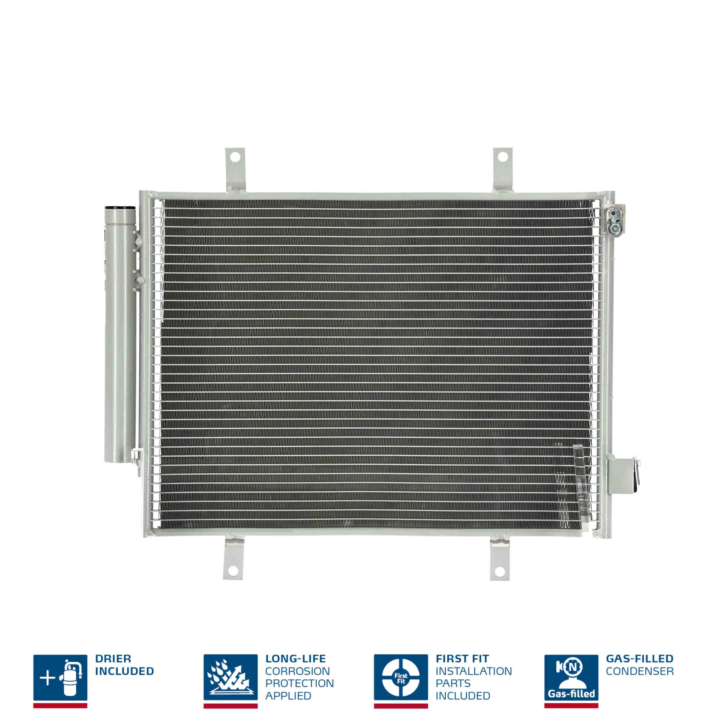 NISSENS Kondensor, klimaanlæg 940747 for SUZUKI