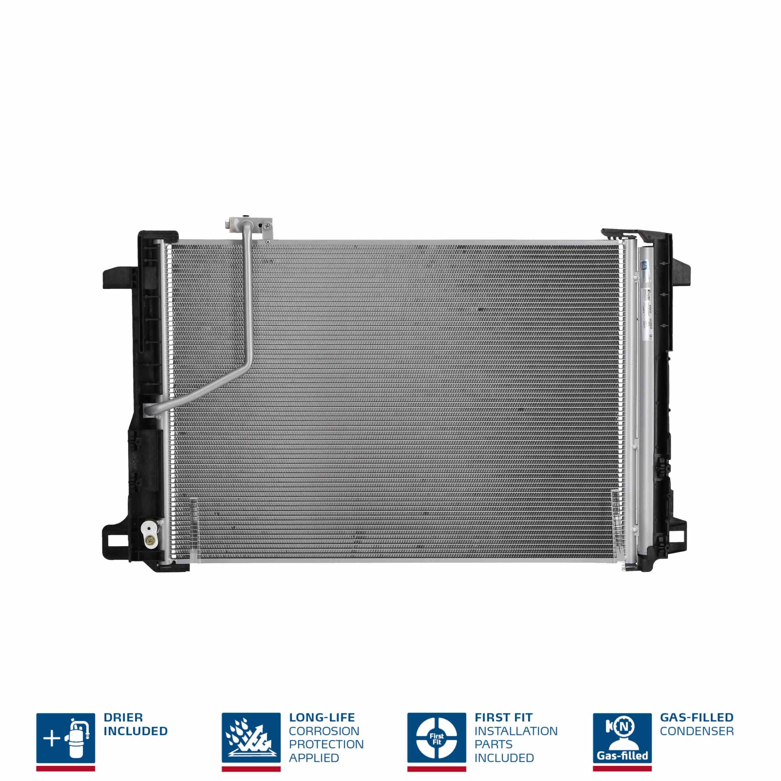 NISSENS Kondensor, klimaanlæg 940035 for MERCEDES-BENZ