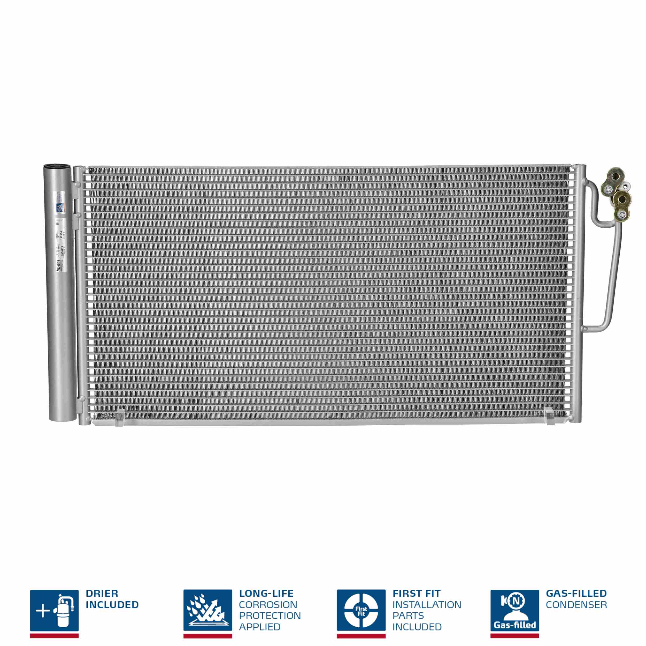 NISSENS Kondensor, klimaanlæg 940118 for MINI