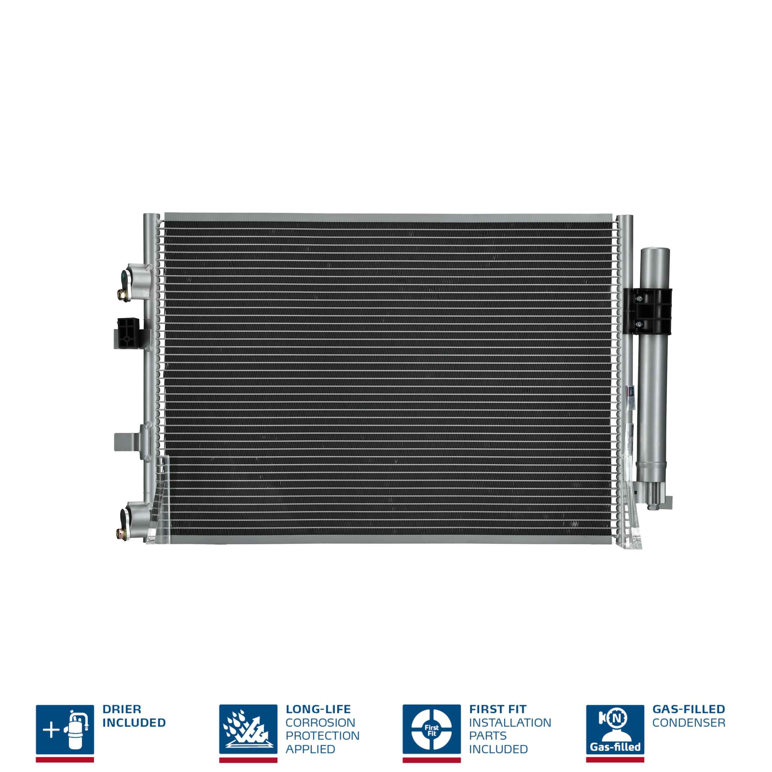 NISSENS Kondensor, klimaanlæg 940182 for FORD