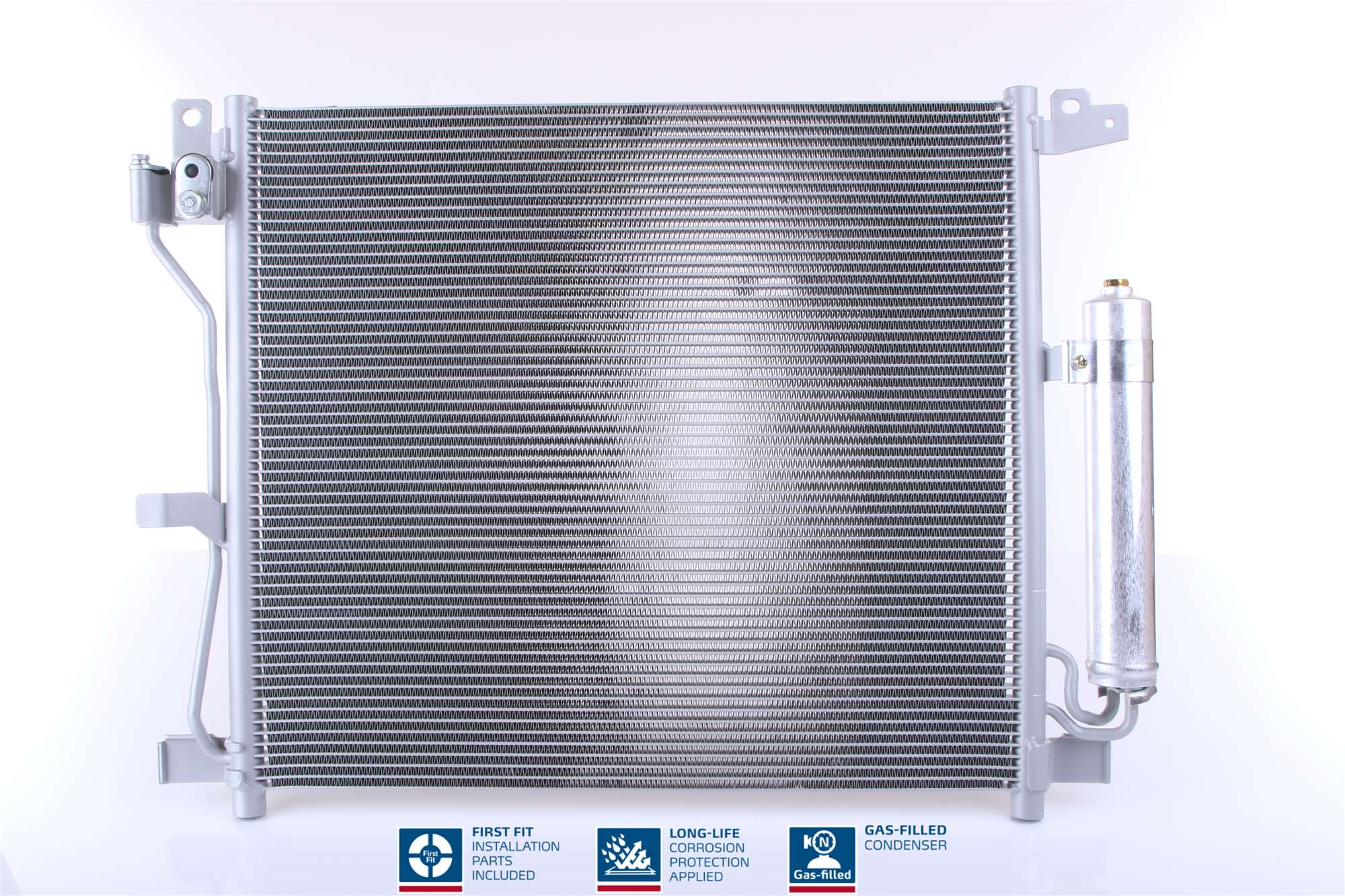 NISSENS Kondensor, klimaanlæg 940337 for NISSAN