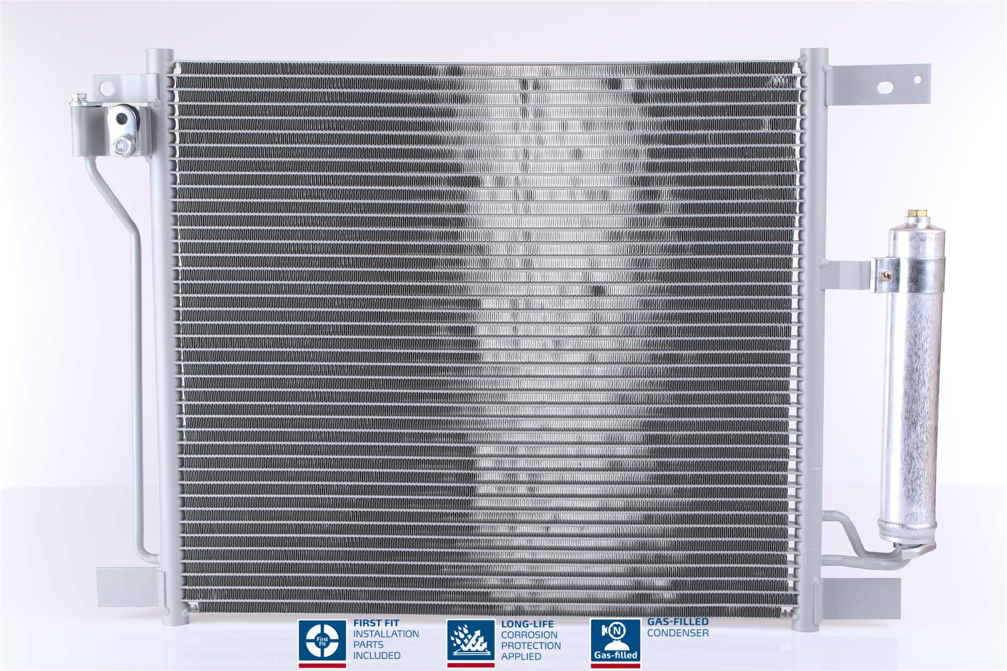 NISSENS Kondensor, klimaanlæg 940384 for NISSAN