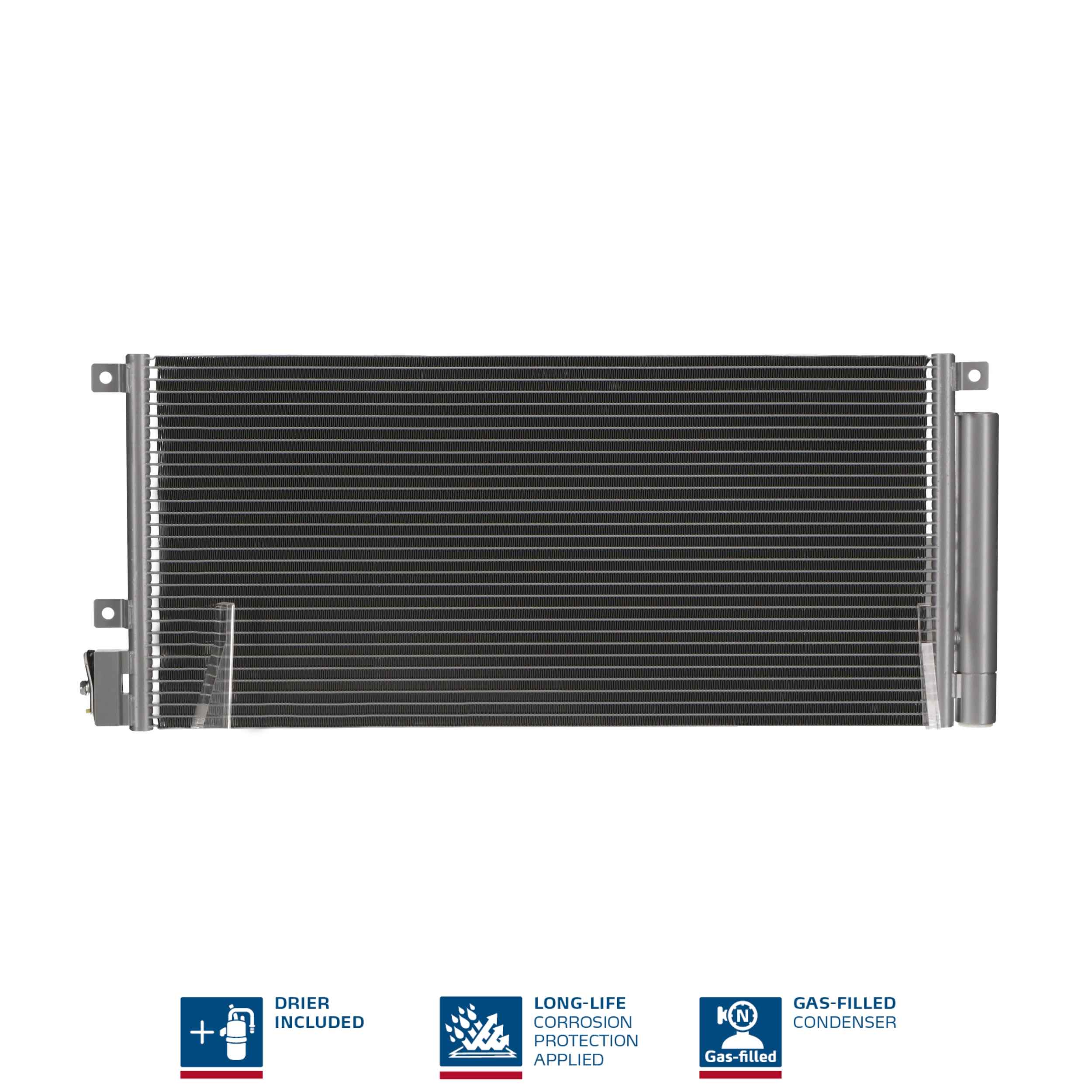 NISSENS Kondensor, klimaanlæg 940388 for VAUXHALL OPEL CHEVROLET