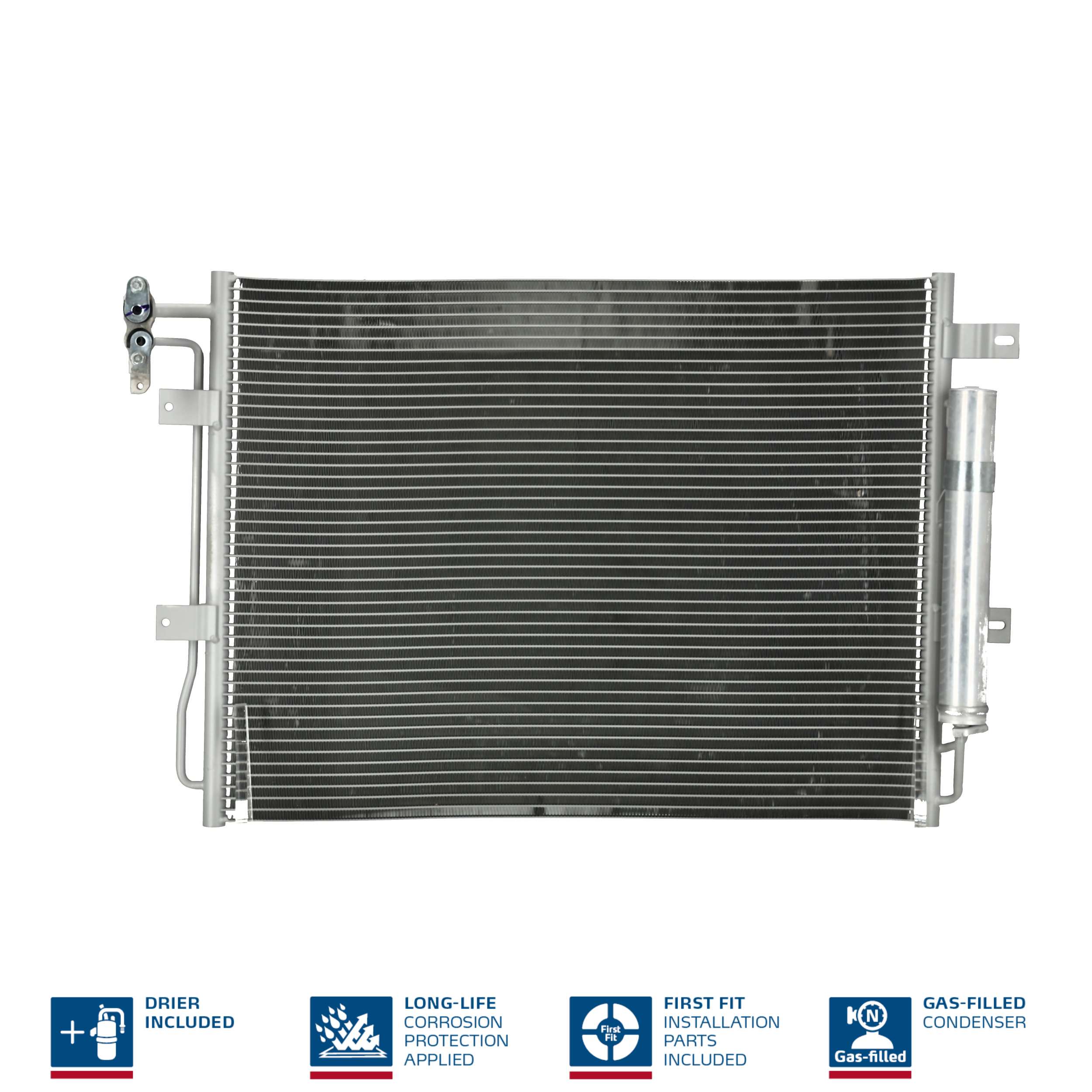 NISSENS Kondensor, klimaanlæg 940406 for LAND ROVER
