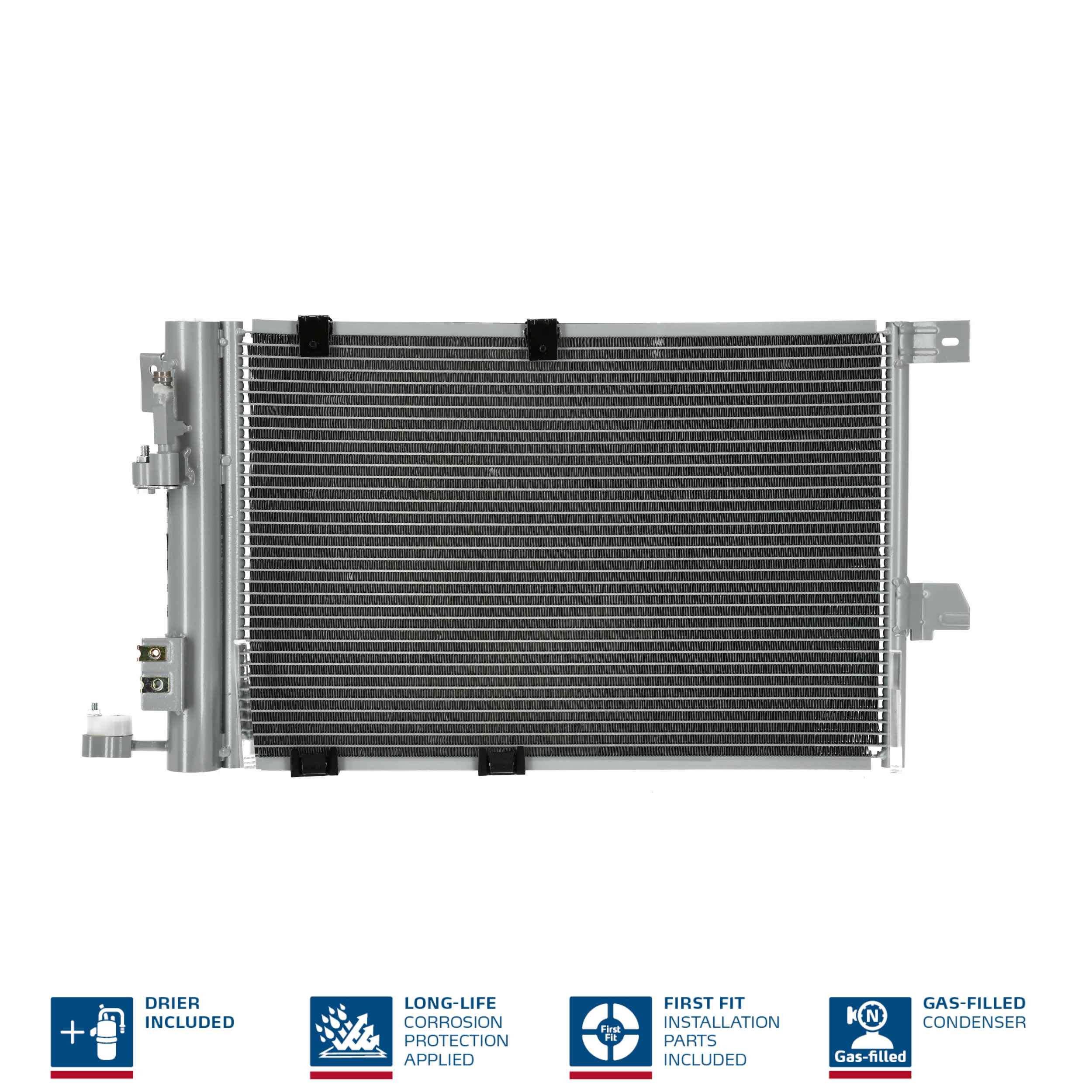 NISSENS Kondensor, klimaanlæg 94384 for OPEL VAUXHALL
