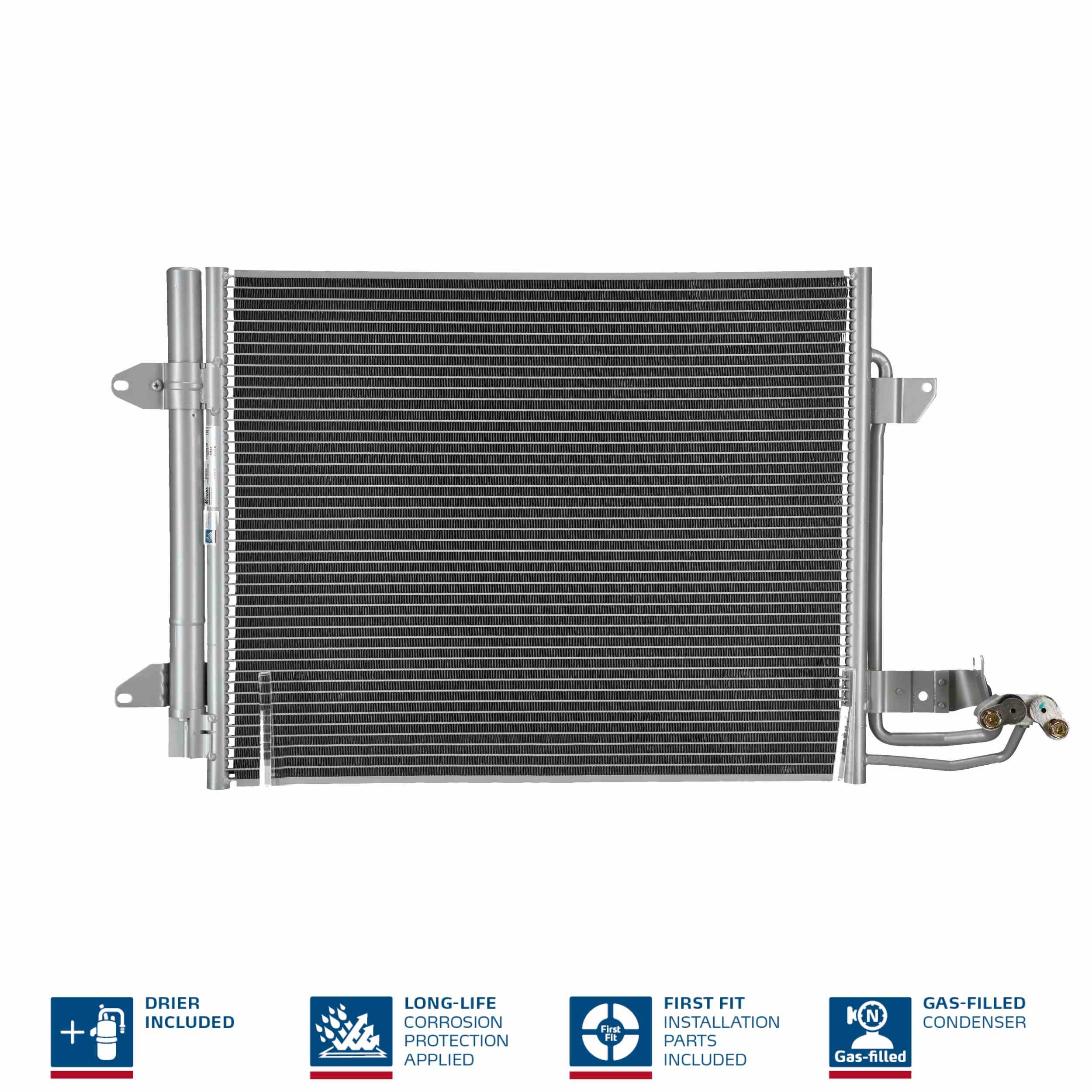 NISSENS Kondensor, klimaanlæg 94690 for VW