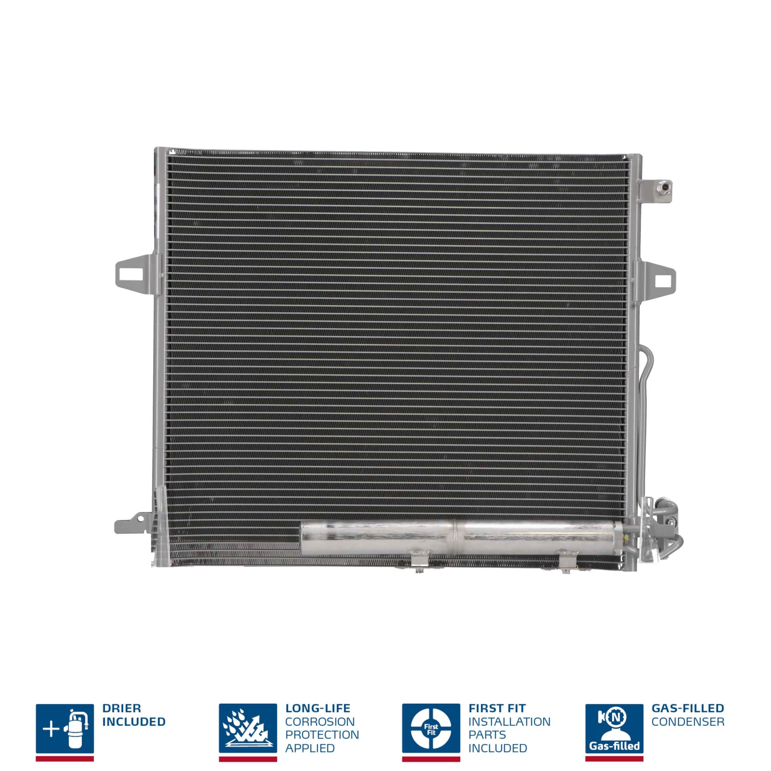 NISSENS Kondensor, klimaanlæg 94897 for MERCEDES-BENZ