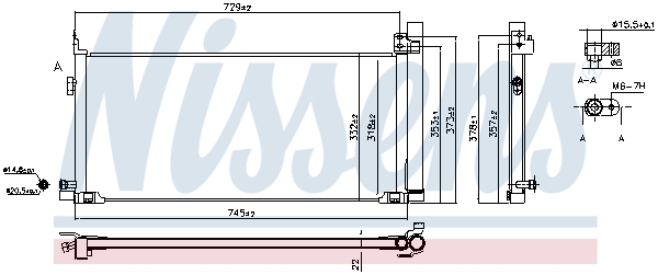 NISSENS Kondensor, klimaanlæg 940904 for TOYOTA