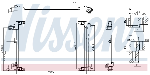 NISSENS Kondensor, klimaanlæg 941001 for TOYOTA