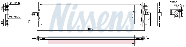 NISSENS Kondensor, klimaanlæg 941309 for KIA HYUNDAI