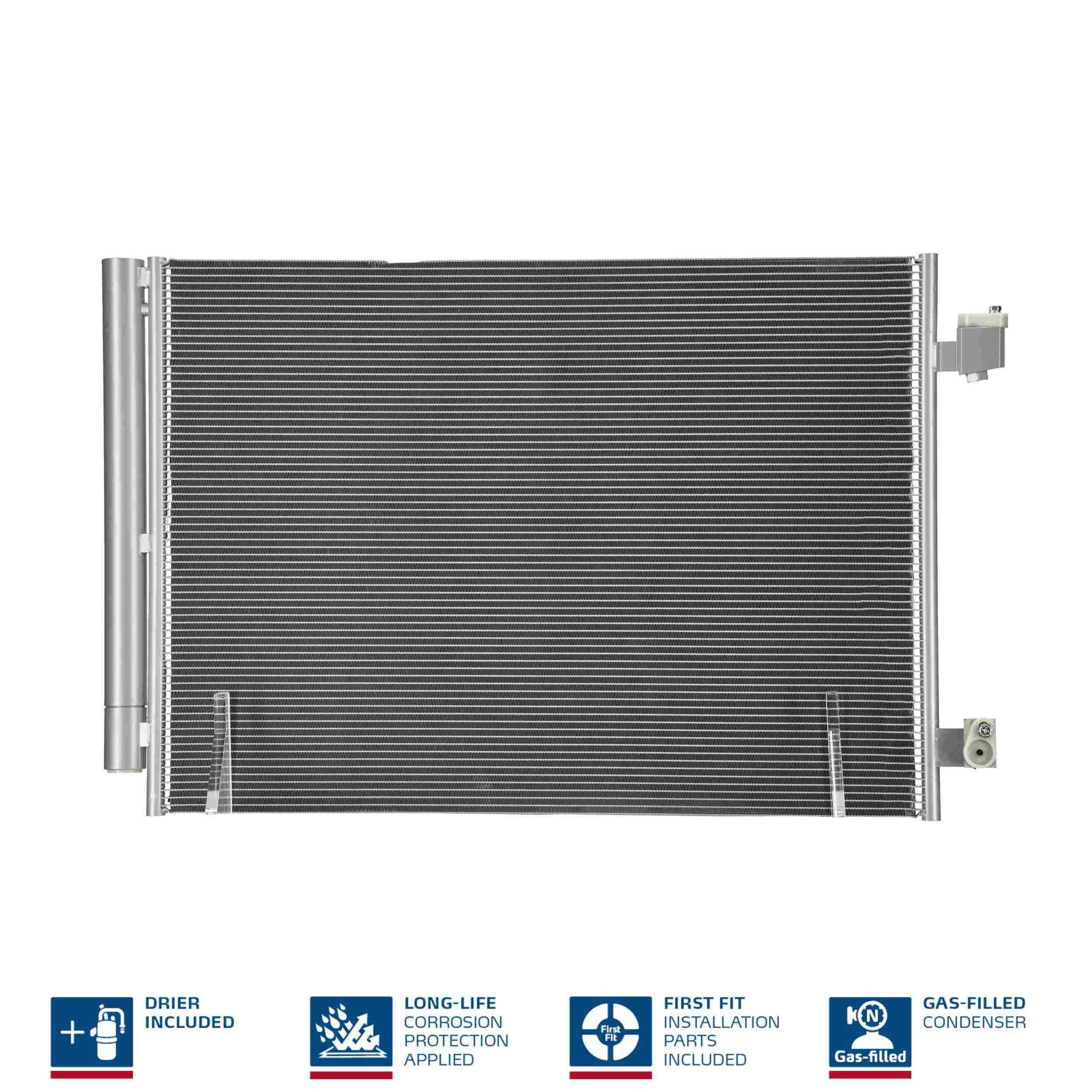 NISSENS Kondensor, klimaanlæg 941345 for MERCEDES-BENZ