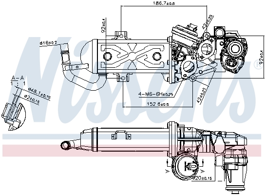 NISSENS EGR-Modul 98178 for VW
