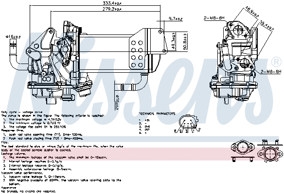 NISSENS EGR-Modul 98230 for VW