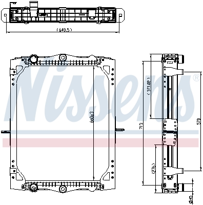NISSENS 606425 for DAF