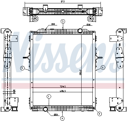 NISSENS 637878 for VOLVO RENAULT TRUCKS