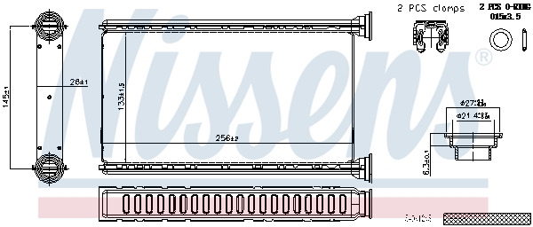 NISSENS Varmeelement, kabinevarme 707277 for BMW
