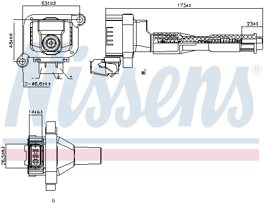 NISSENS Tændspole 966570 for BMW