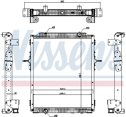 NISSENS 607342 for VOLVO RENAULT TRUCKS