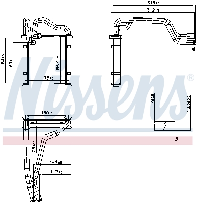 NISSENS Varmeelement, kabinevarme 707494 for HONDA