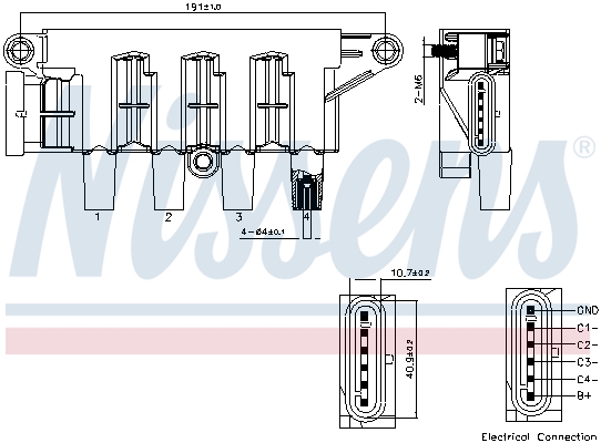 NISSENS Tændspole 966080 for FIAT FORD LANCIA