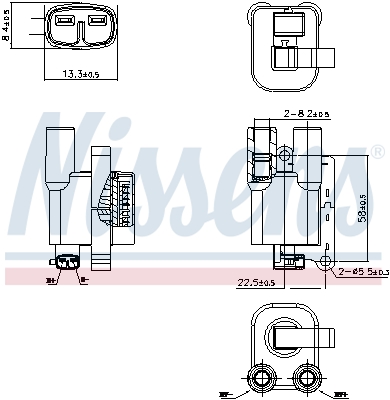 NISSENS Tændspole 966845 for HYUNDAI KIA