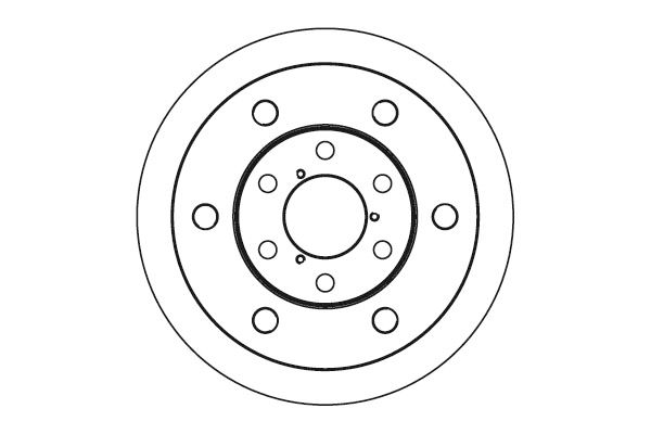 NK Bremseskive 202306 fuld 267mm 14mm for IVECO