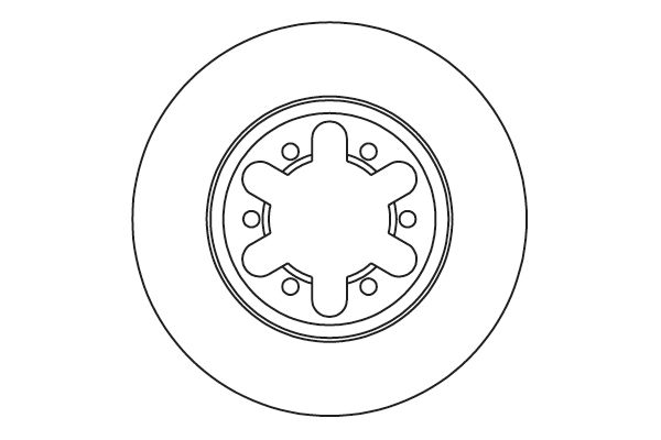 NK Bremseskive 202236 ventileret 260mm 26mm for NISSAN