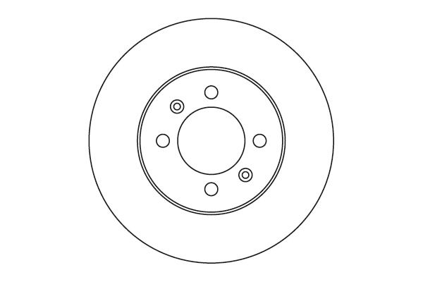 NK Bremseskive 204024 fuld 240mm 10mm for ROVER