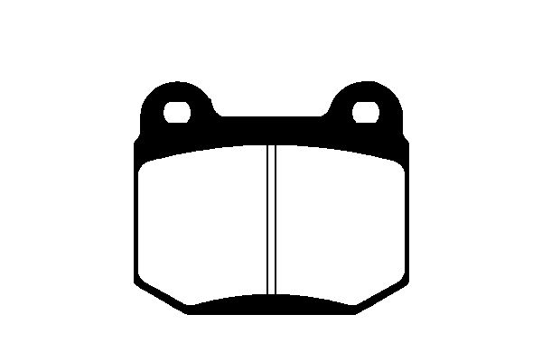 NK Bremseklodser 229903 for OPEL TESLA VAUXHALL LOTUS