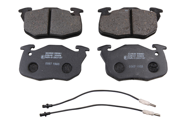 NK Bremseklodser 223920 for PEUGEOT RENAULT CITROËN