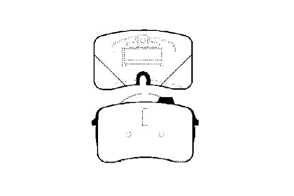 NK Bremseklodser 224730 for AUDI