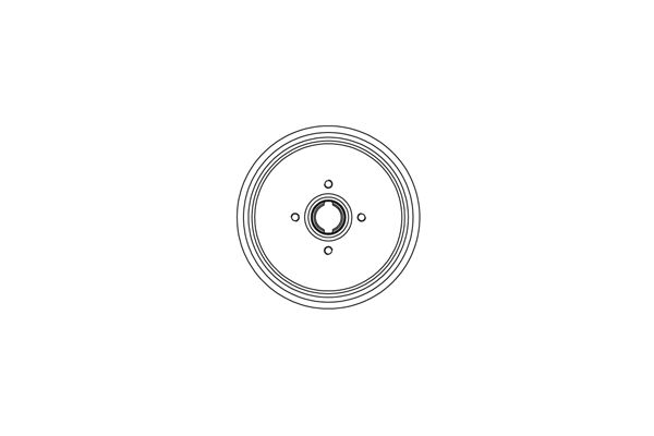 NK Bremsetromle 252318 for VW