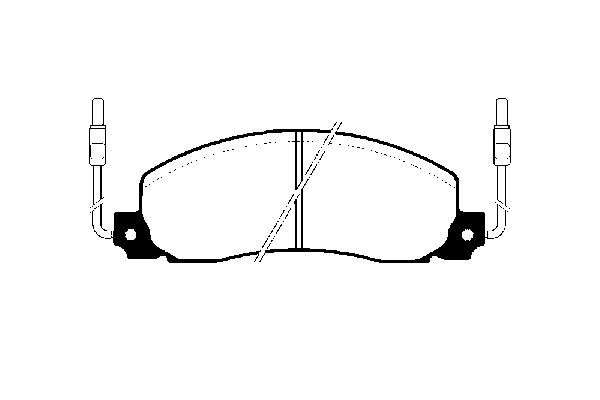 NK Bremseklodser 223919 for OPEL VAUXHALL RENAULT