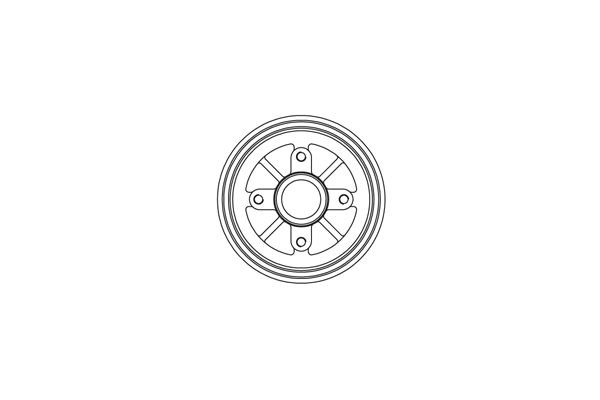 NK Bremsetromle 251909 for PEUGEOT CITROËN