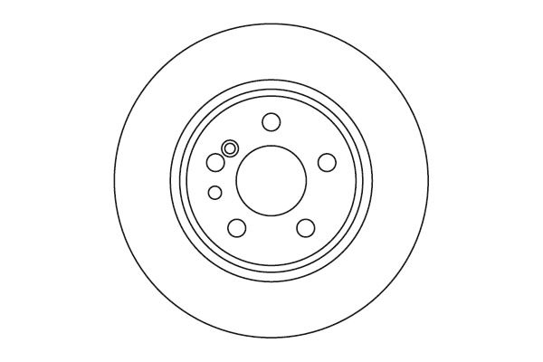 NK Bremseskive 203331 ventileret 300mm 22mm for MERCEDES-BENZ