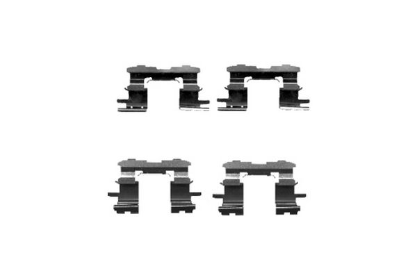 NK Tilbehørssæt, skivebremsebelægning 79451631 for TOYOTA