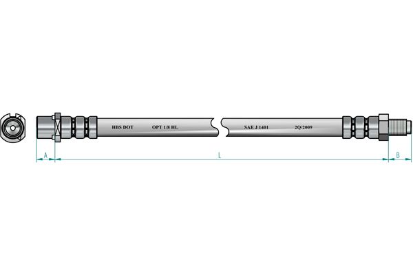 NK Bremseslange 8523144 for FIAT