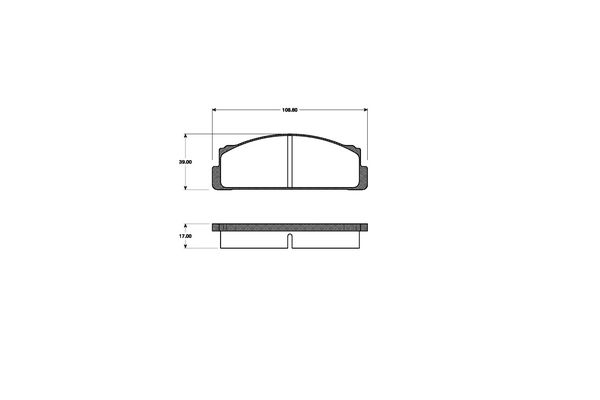 NK Bremseklodser 222305 for YUGO FIAT ZASTAVA LANCIA DAEWOO SEAT