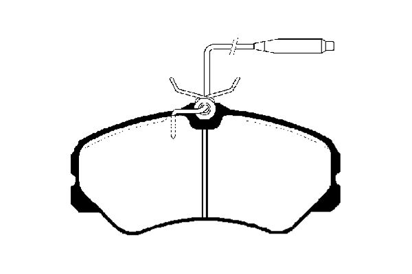 NK Bremseklodser 229954 for PEUGEOT AUVERLAND FIAT LANCIA CITROËN