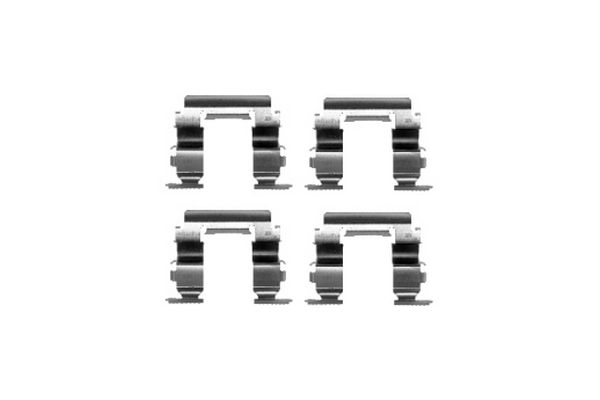 NK Tilbehørssæt, skivebremsebelægning 7922181 for NISSAN