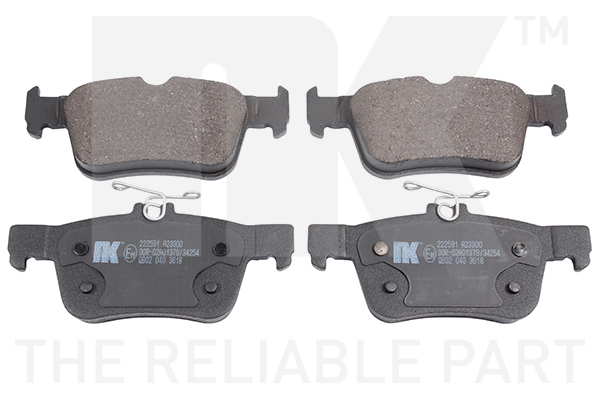 NK Bremseklodser 222591 for FORD USA