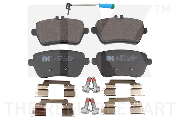 NK Bremseklodser 223389 for MERCEDES-BENZ