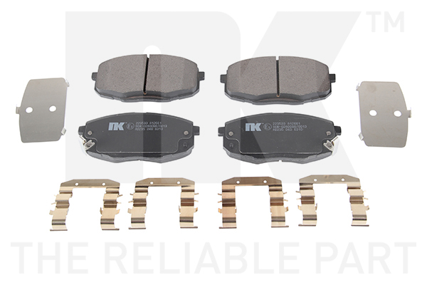 NK Bremseklodser 223533 for HYUNDAI KIA
