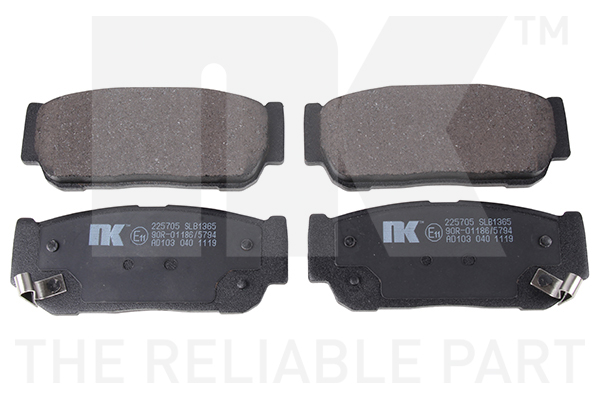 NK Bremseklodser 225705 for SSANGYONG