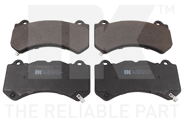 NK Bremseklodser 229338 for CHEVROLET BYD NISSAN JEEP