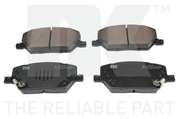 NK Bremseklodser 229340 for FIAT JEEP ALFA ROMEO