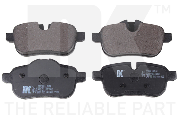 NK Bremseklodser 221580 for BMW