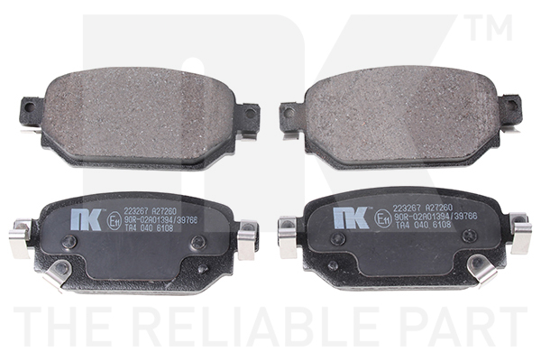 NK Bremseklodser 223267 for MAZDA