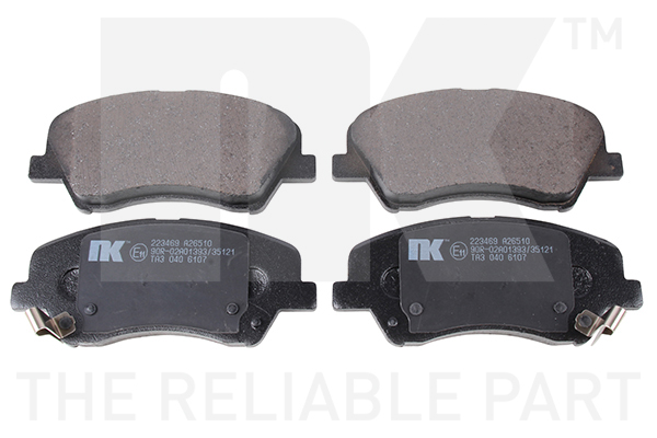 NK Bremseklodser 223469 for KIA