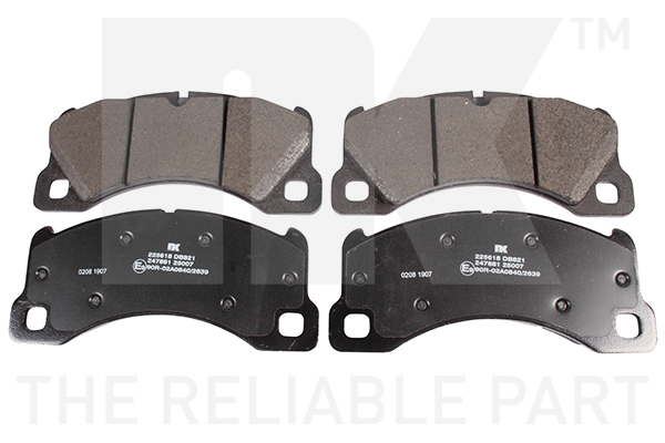 NK Bremseklodser 225618 for PORSCHE
